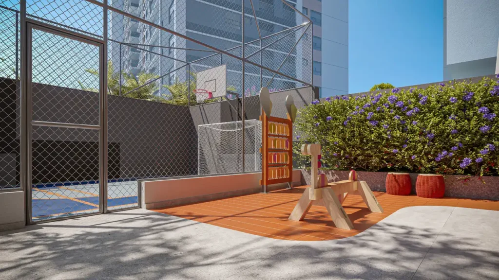 Playground Bosque Santa Cruz by Diálogo Home Spaces - Residencial Alto do Ipiranga — 1-3 quartos 32-67m², Diálogo