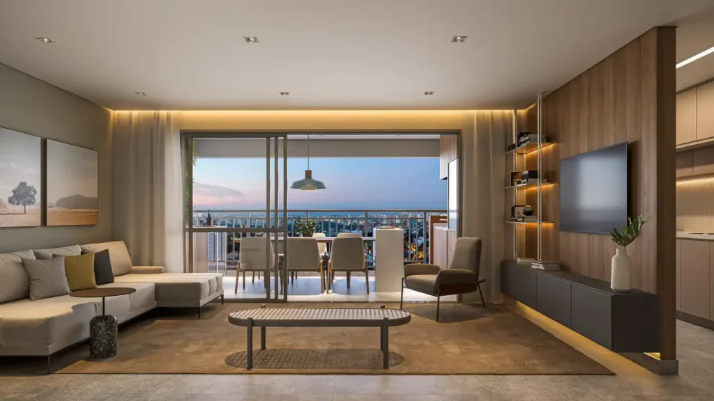 Apartamento 2-4 quartos Alto do Ipiranga — Living do Bosque Santa Cruz by Diálogo Residences