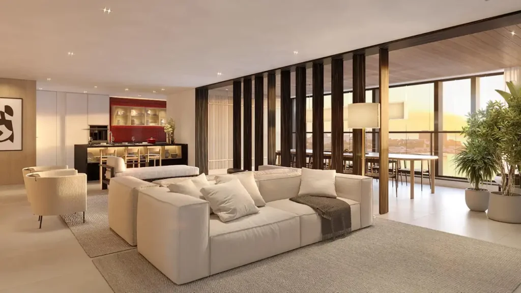 Living — Capitolo by Piero Lissoni (Tegra SP), 4 quartos em Chácara Klabin