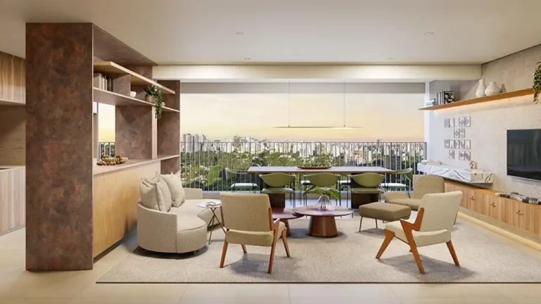 Apartamento 3 quartos Vila Madalena — Living do Reserva Madalena - Residencial