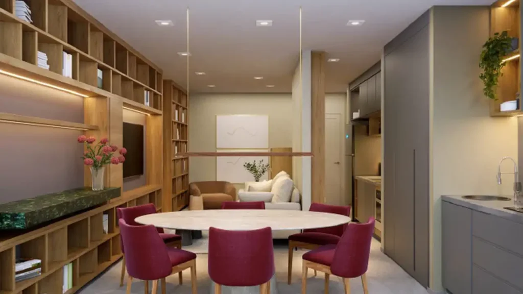 Maracá Conceição (Namour Incorporação e Construção): Living — 1-2 quartos em Vila Guarani (Z Sul), São Paulo