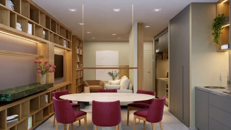 Maracá Conceição (Namour Incorporação e Construção): Living — 1-2 quartos em Vila Guarani (Z Sul), São Paulo