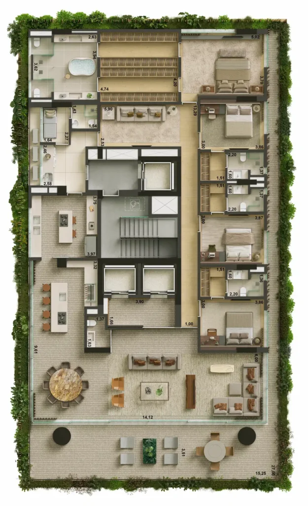 Franca 1055 - Residencial — Planta