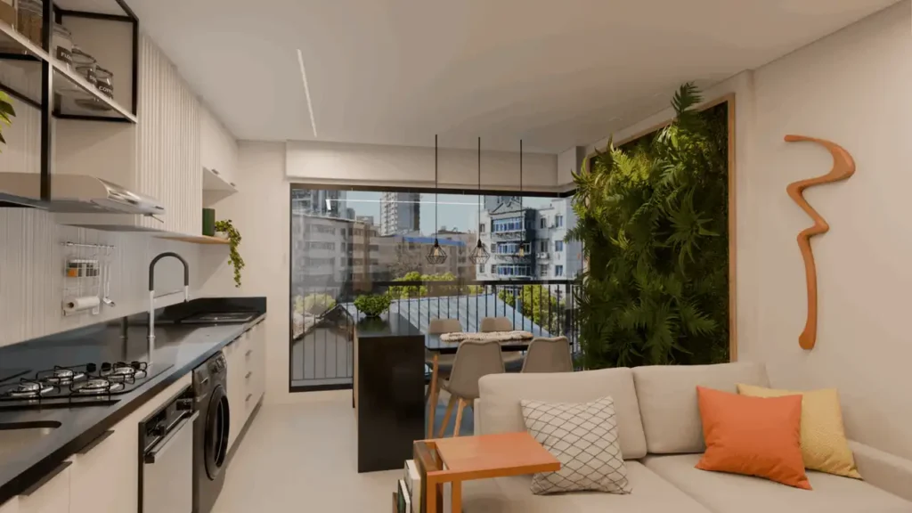 Apartamento 2 quartos Mooca — Living do Sestriere - NR