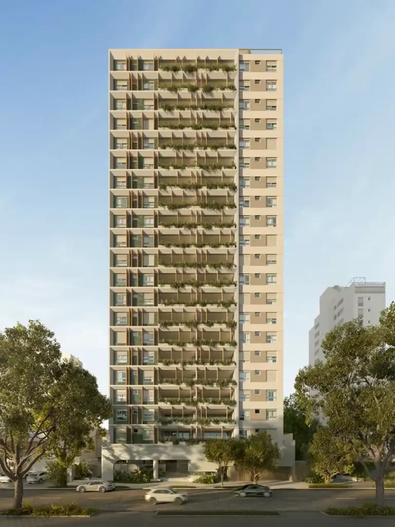 Apartamento 1-3 quartos Moema — Fachada do Gavia Moema