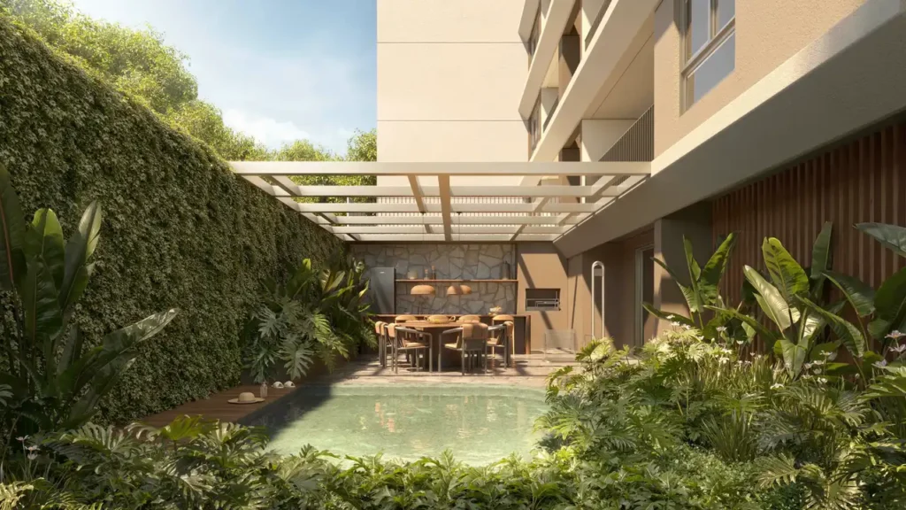 Churrasqueira Gavia Moema — apartamento 1-3 quartos, Em construção em Moema