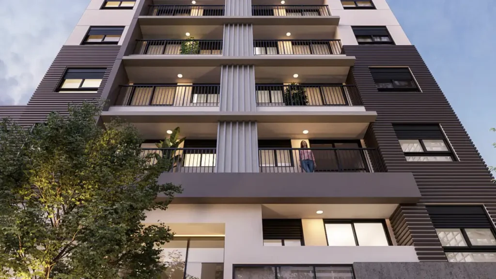 NYX Paraíso - Home Boutique Paraíso, São Paulo — Fachada noturna, apartamento 2 quartos 37-52m²