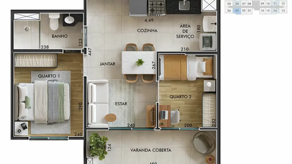 2 dormitórios Line Parada Inglesa Tucuruvi — 1-2 quartos 30-40m², Emccamp SP