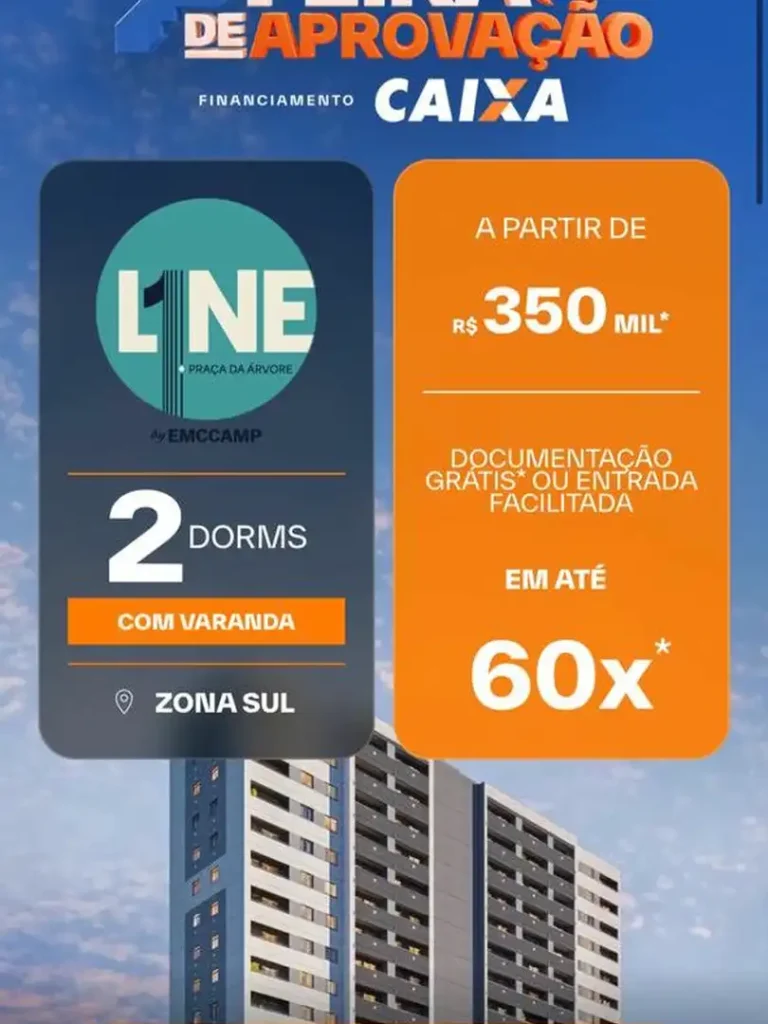 Promoção mês de janeiro Line Praça da Árvore — apartamento 1-2 quartos, Em construção em Saúde