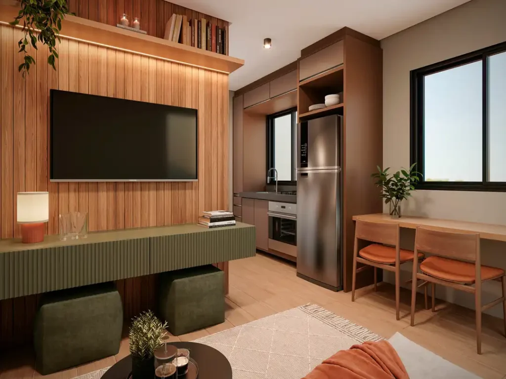 Maskan Perdizes - Residencial (Maskan): Living — 1 quartos em Perdizes, São Paulo