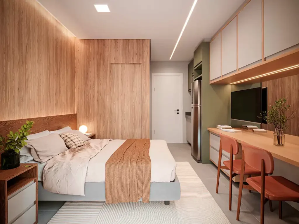 Dormitório Maskan Perdizes - Residencial Perdizes — 1 quartos 24-30m², Maskan