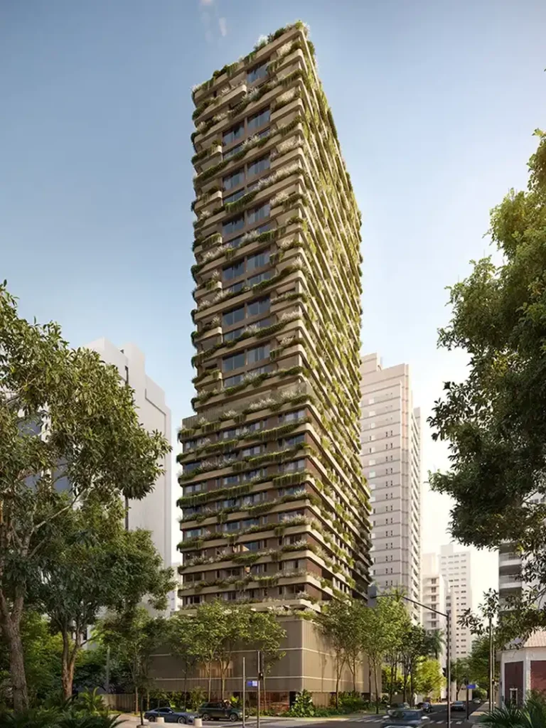 Janô (RFM Incorporadora): 012 fachada — 2 quartos em Itaim Bibi, São Paulo