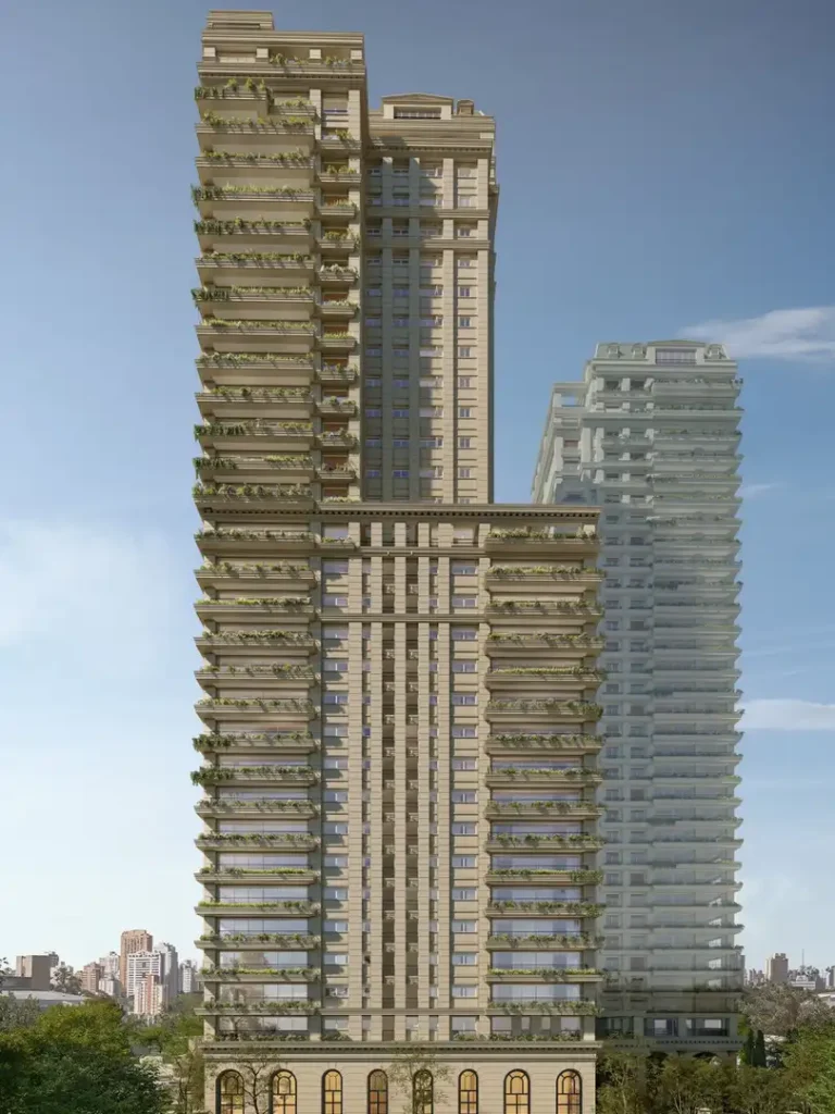 011 fachada Adolpho Lindenberg — apartamento 4-5 quartos, Lançamento em Moema