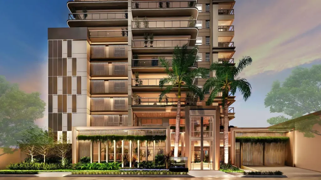Palm Collection Pacaembu Residences (Exto): 012 fachada — 1 quartos em Pacaembu, São Paulo