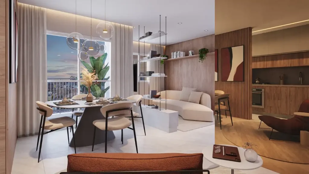 054 living — Soul Santana Residencial Conx - NR (Conx SP), 1 quartos em Santana