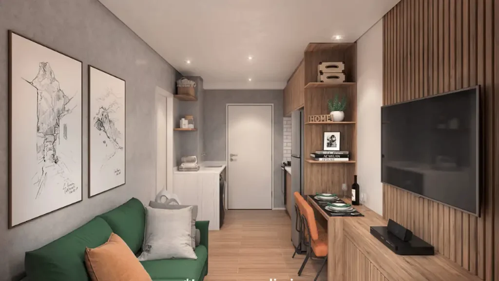Botânica Santana - Breve Lançamento Santana, São Paulo — 052 living, apartamento 1-2 quartos 24-39m²