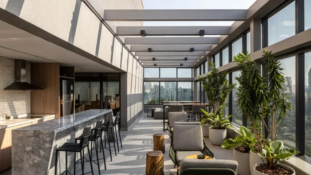188 lounge — Funchal 641 Apartments Studios (Stan), 1 quartos em Vila Olímpia