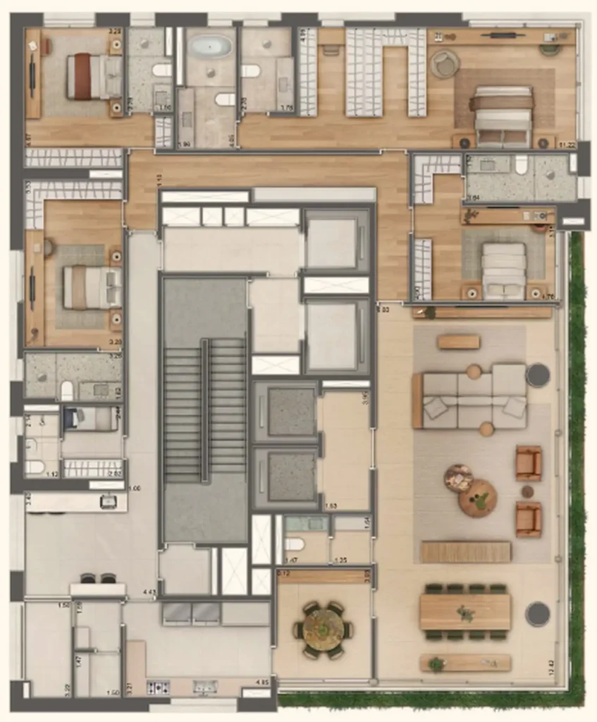 Apartamento 4 quartos 361m² em Vila Nova Conceição — planta Atílio 870 - Breve Lançamento