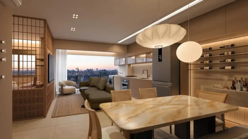 Apartamento 1-3 quartos Praça da Árvore — 052 living do Berti 55 - Breve Lançamento