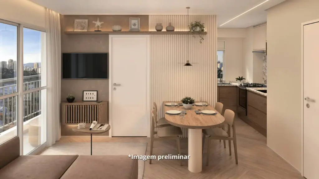 051 living Botânica Santana - Breve Lançamento Santana — 1-2 quartos 24-39m², Conx SP