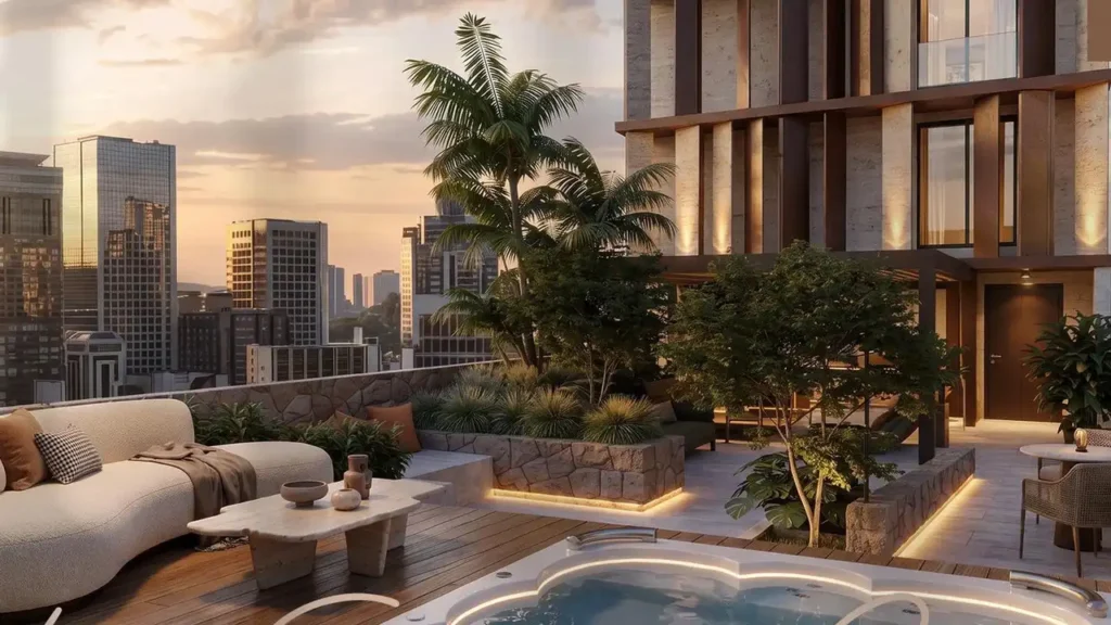 Lançamento Jardim Paulista: 270 terraço coletivo Noor Jardins II - NR, 1 quartos 18-27m²
