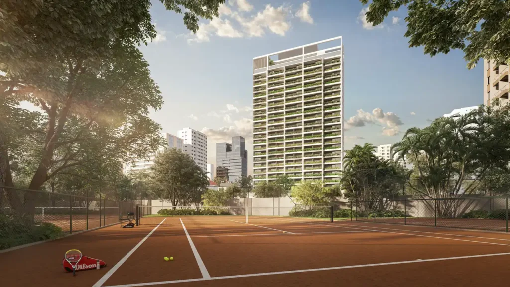 Fachada Edifício Paulistano — apartamento 1-2 quartos, Em construção em Jardins