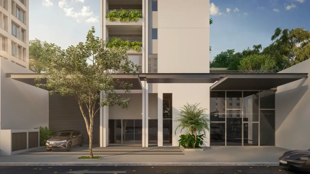 Edifício Paulistano (Munir Abbud SP): Portaria — 1-2 quartos em Jardins, São Paulo