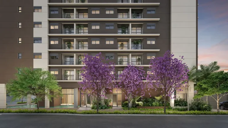 020 portaria Boulevard Brooklin — apartamento 1-2 quartos, Lançamento em Vila Cordeiro