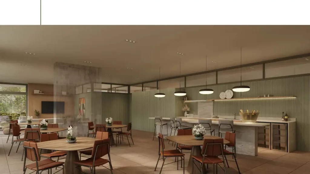 Lançamento Planalto Paulista: Salão de festas DZ Jamaris, 1-3 quartos 25-105m²