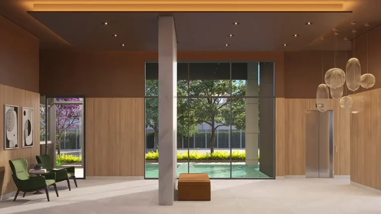 Boulevard Brooklin (Constrac): 030 hall — 1-2 quartos em Vila Cordeiro, São Paulo